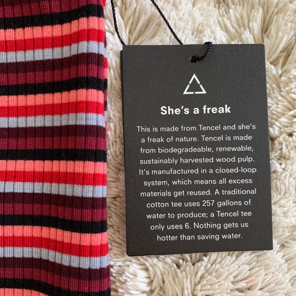 🍭 reformation vice sunset stripe jumpsuit 🍭 - Picture 6 of 8